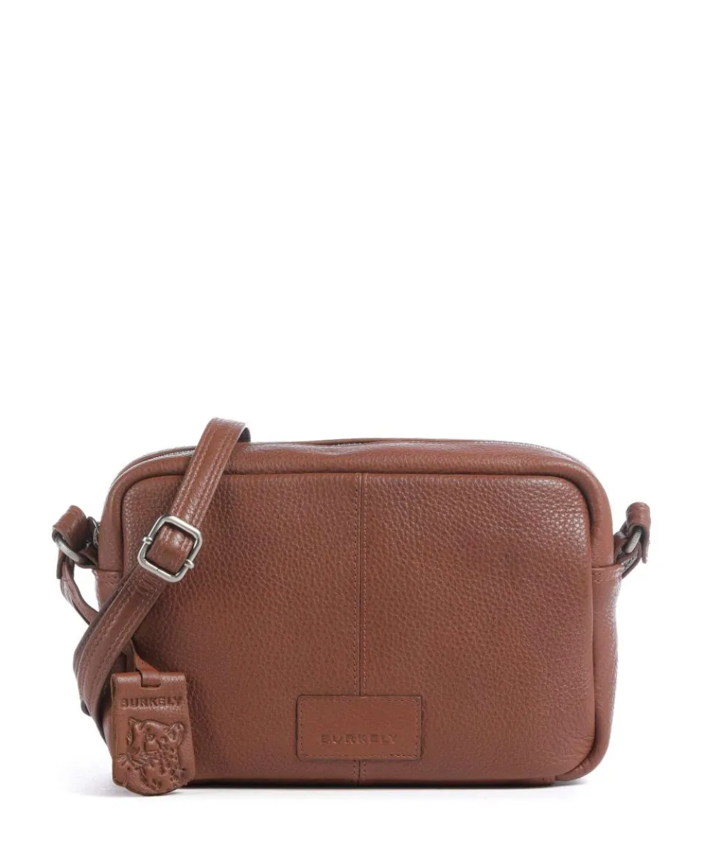 Soft Skylar Crossbody bag grained leather brown
