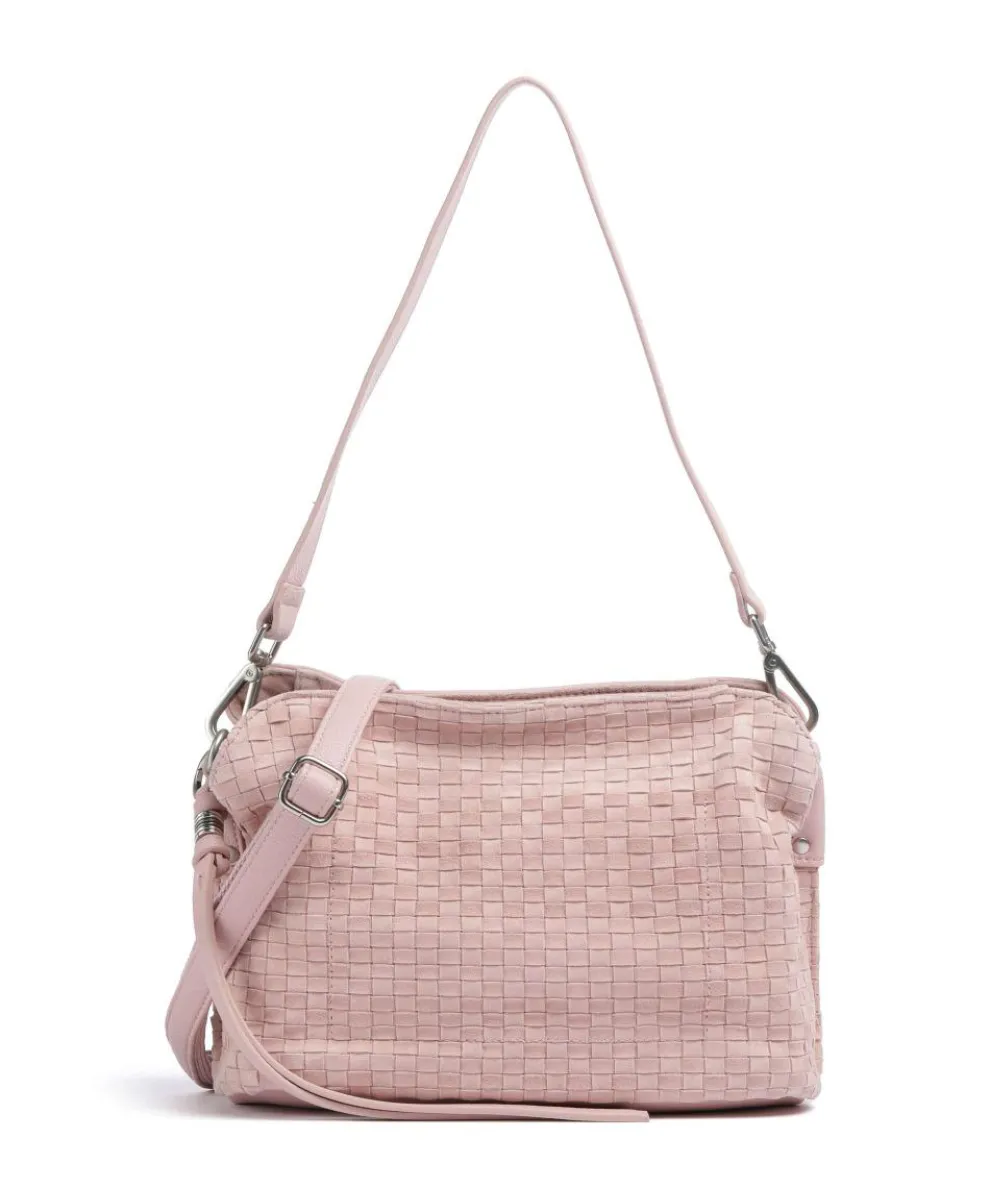Weave Harmony Shoulder bag brushed leather rose