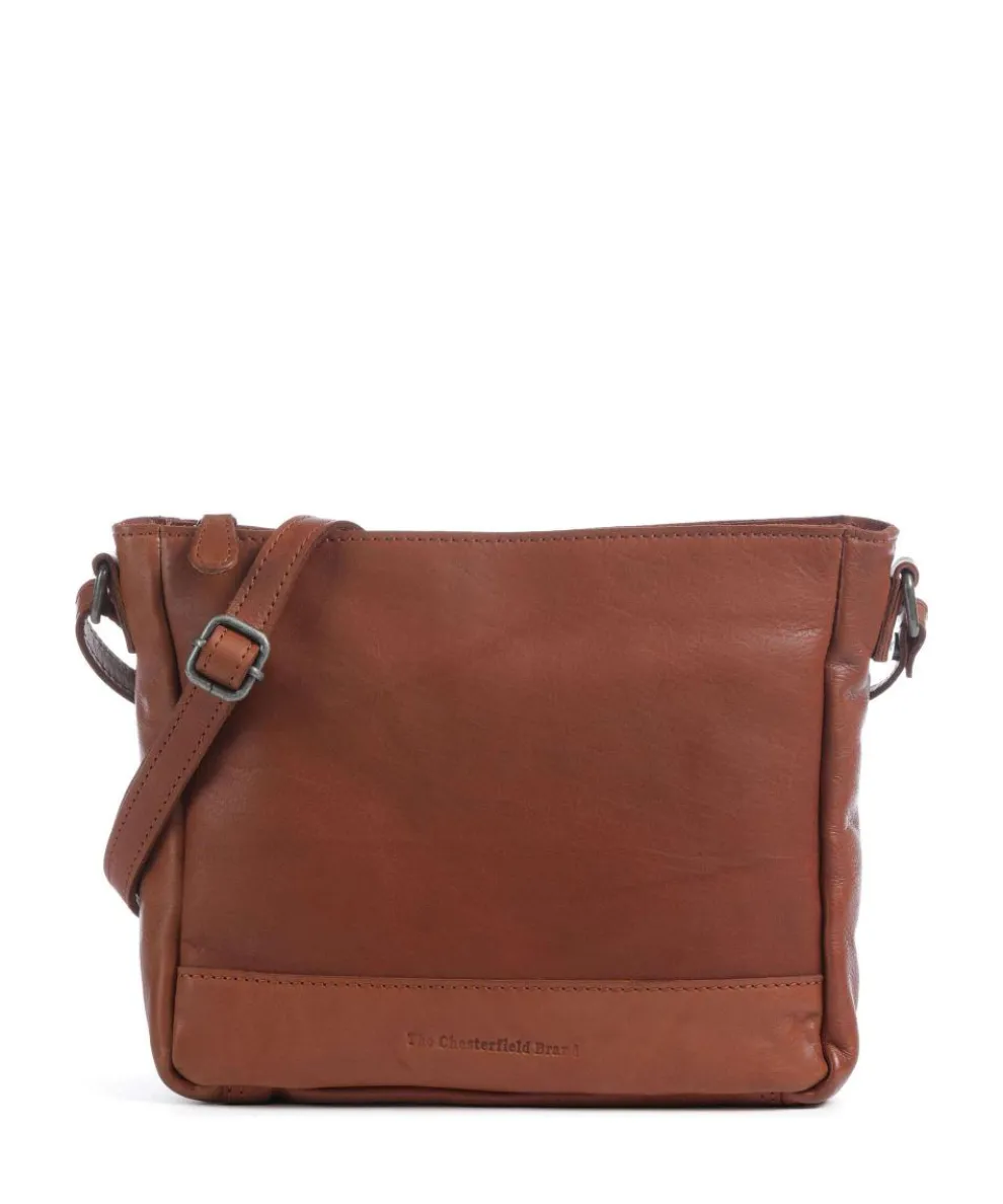 Weimar Crossbody bag soft cow leather cognac