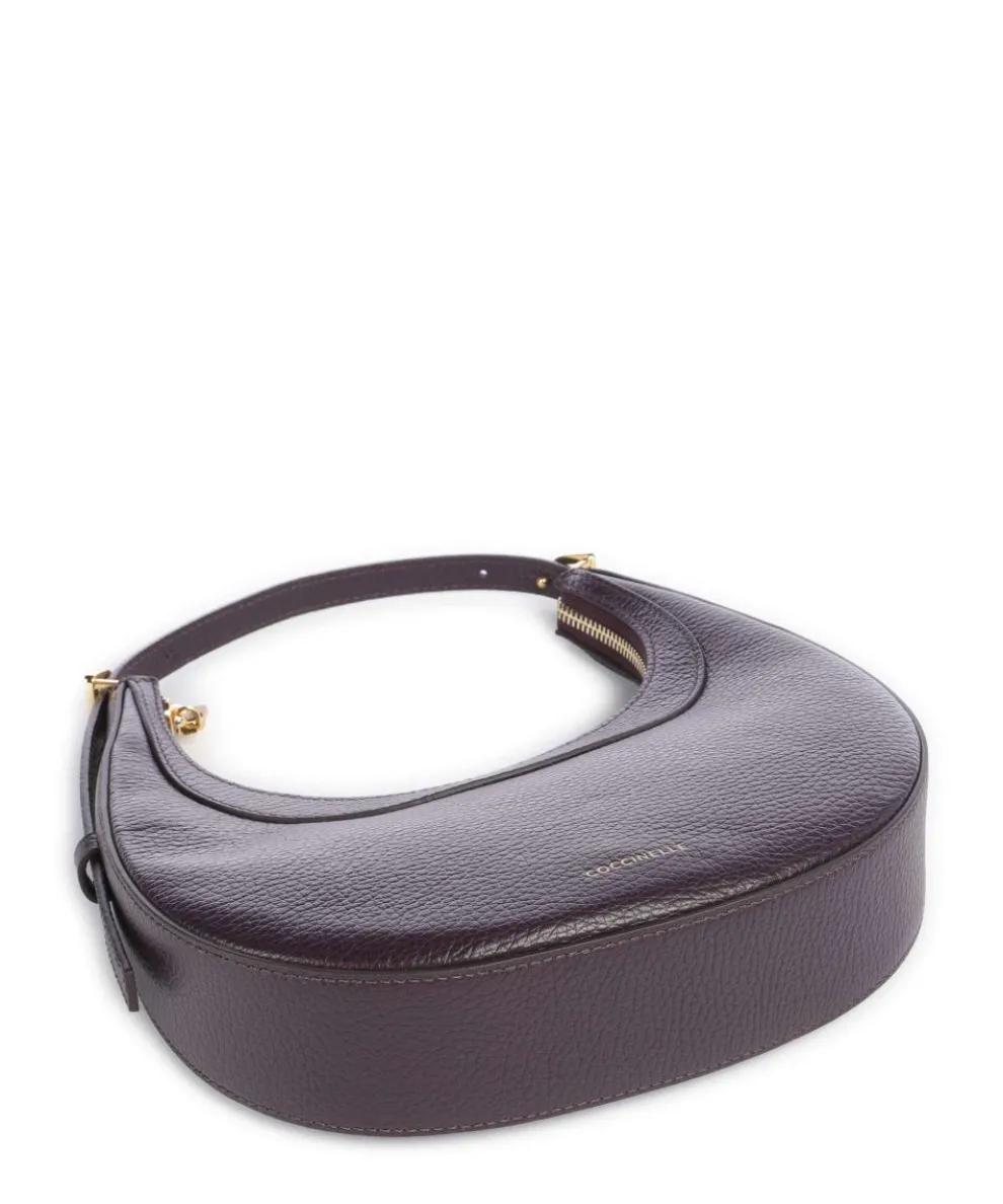 Whisper Shoulder bag grained cow leather plum