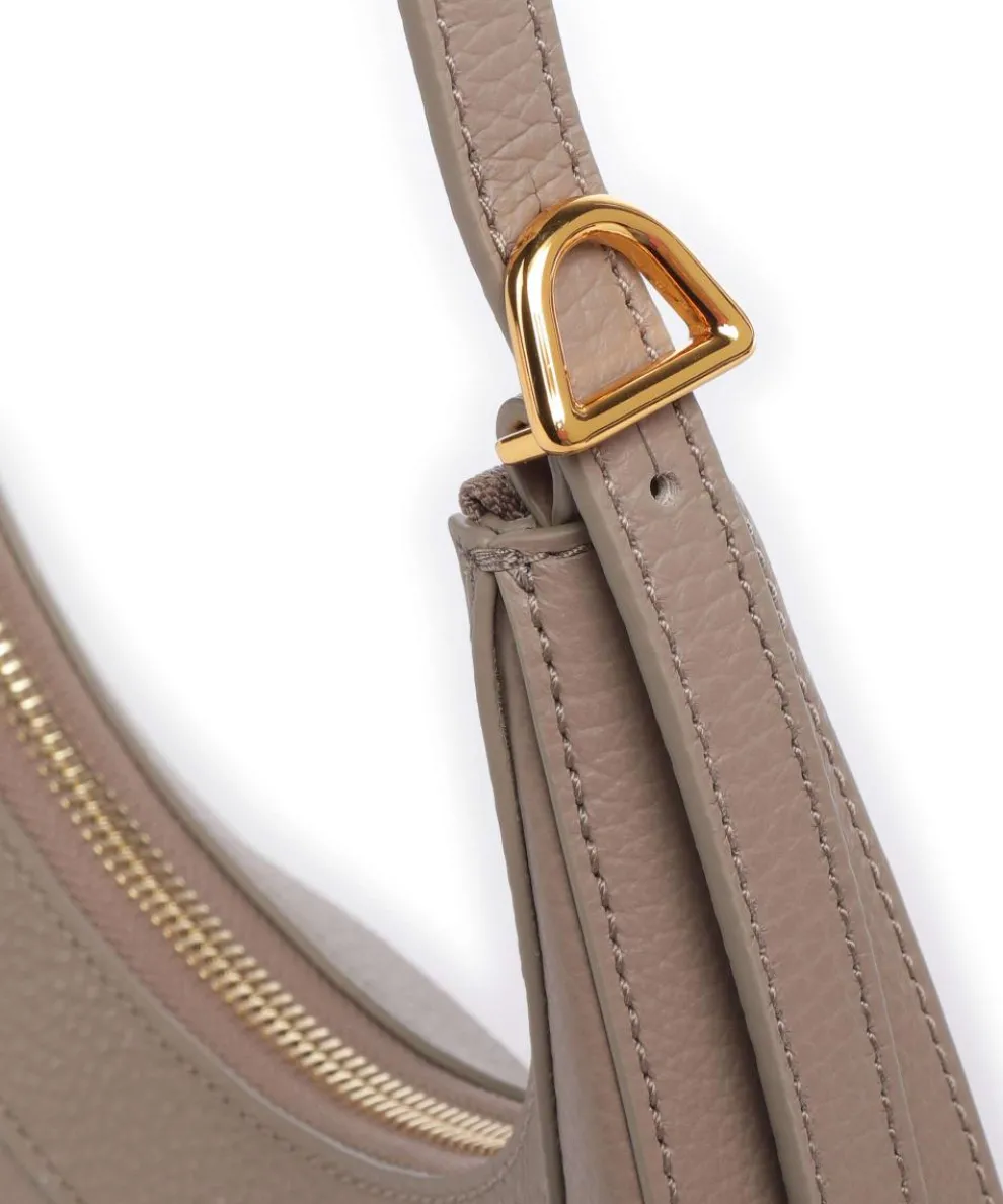 Whisper Shoulder bag grained cow leather taupe