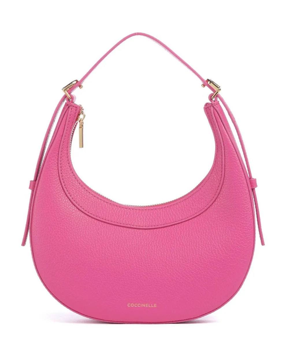 Whisper Shoulder bag grained cow leather fuchsia