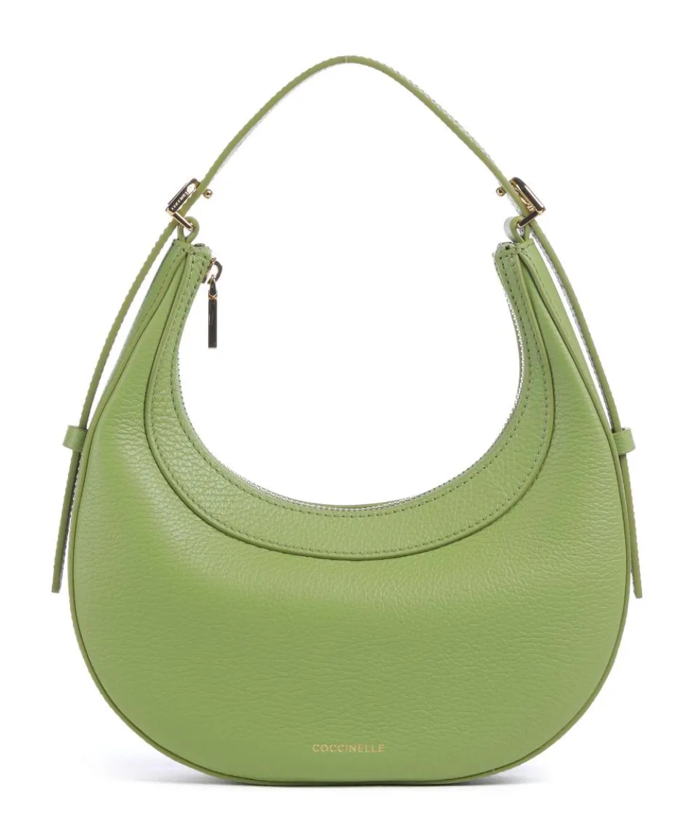 Whisper Shoulder bag grained cow leather green