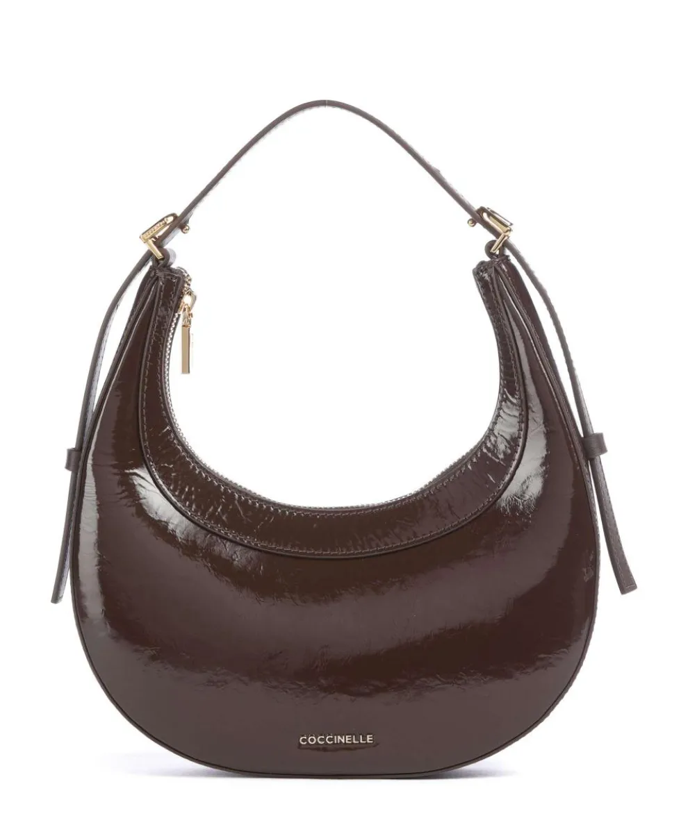 Whisper Shoulder bag smooth cow leather dark brown