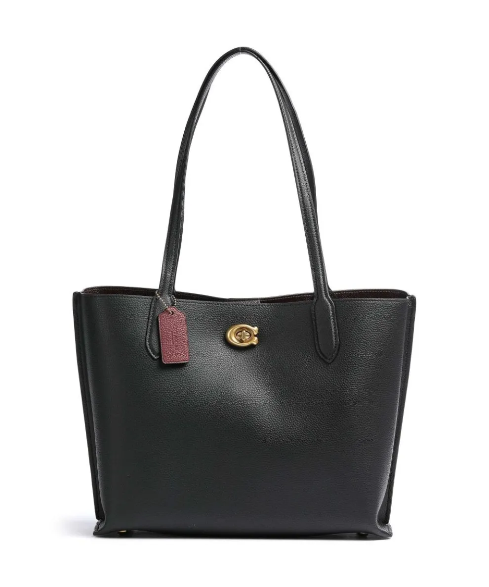 Willow Tote bag grained cow leather black