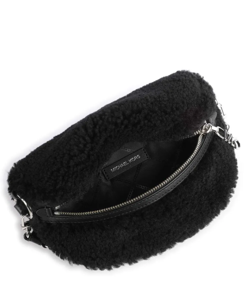 Slater Crossbody bag faux fur black