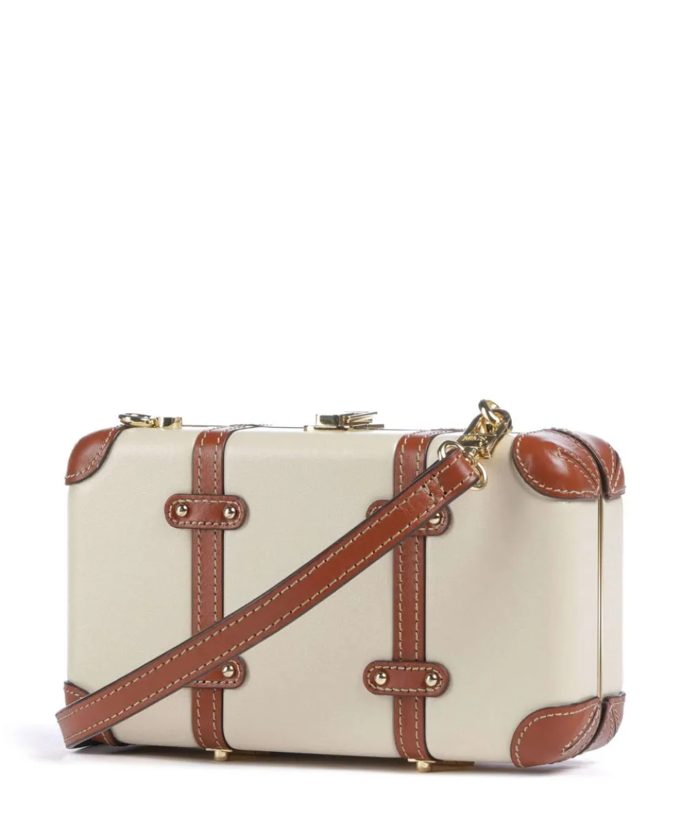 Bellagio Crossbody bag recycled polycarbonate ivory/brown