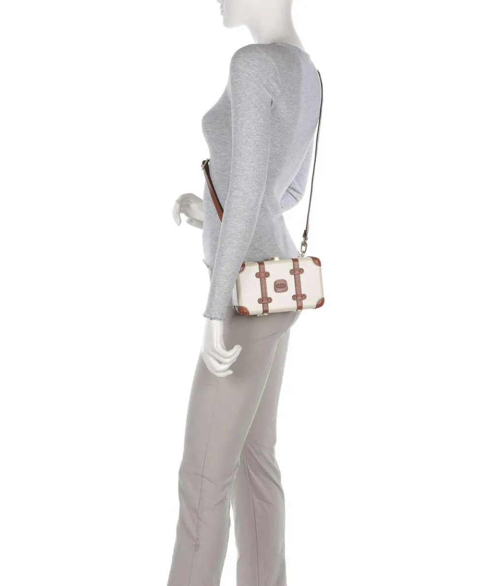 Bellagio Crossbody bag recycled polycarbonate ivory/brown