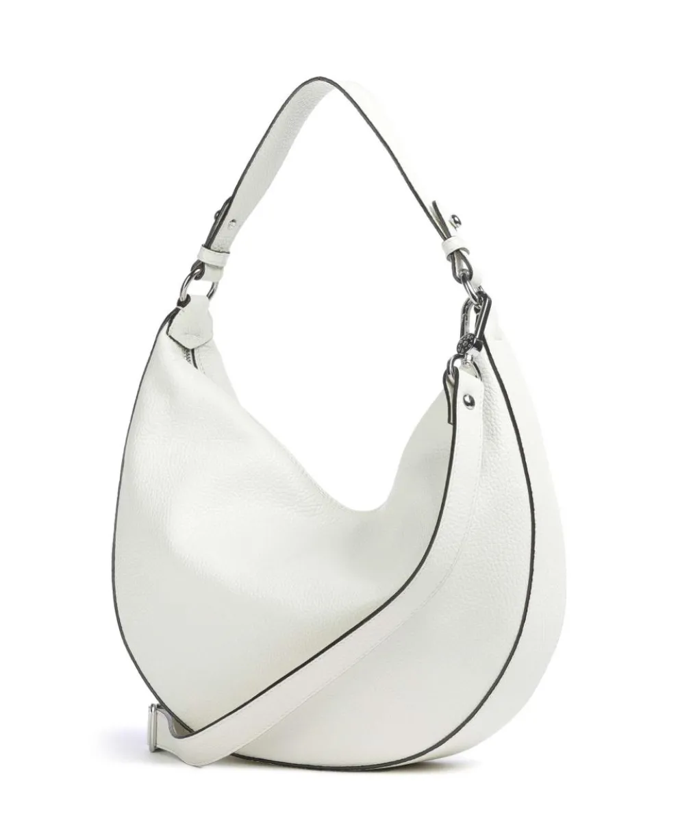 Adria Lulu Hobo bag grained cow leather cream