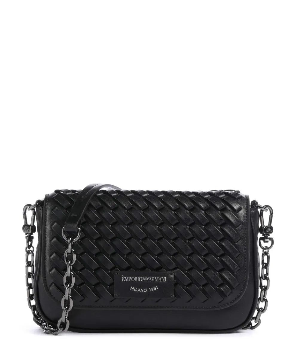 Lilly Crossbody bag imitation leather, cow leather black