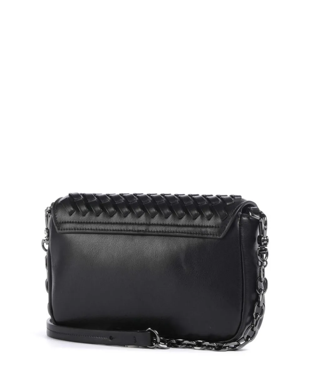 Lilly Crossbody bag imitation leather, cow leather black