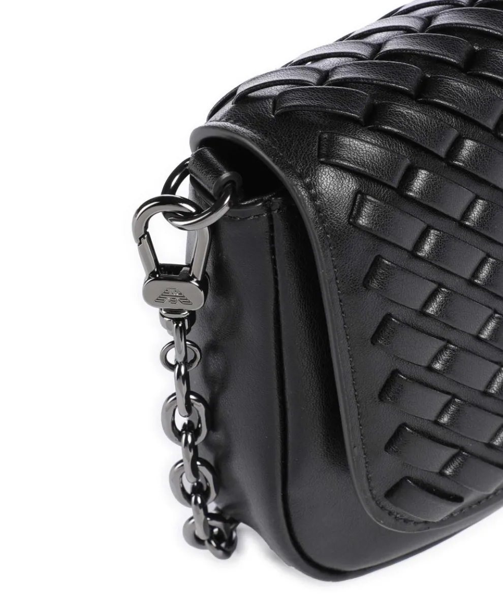 Lilly Crossbody bag imitation leather, cow leather black