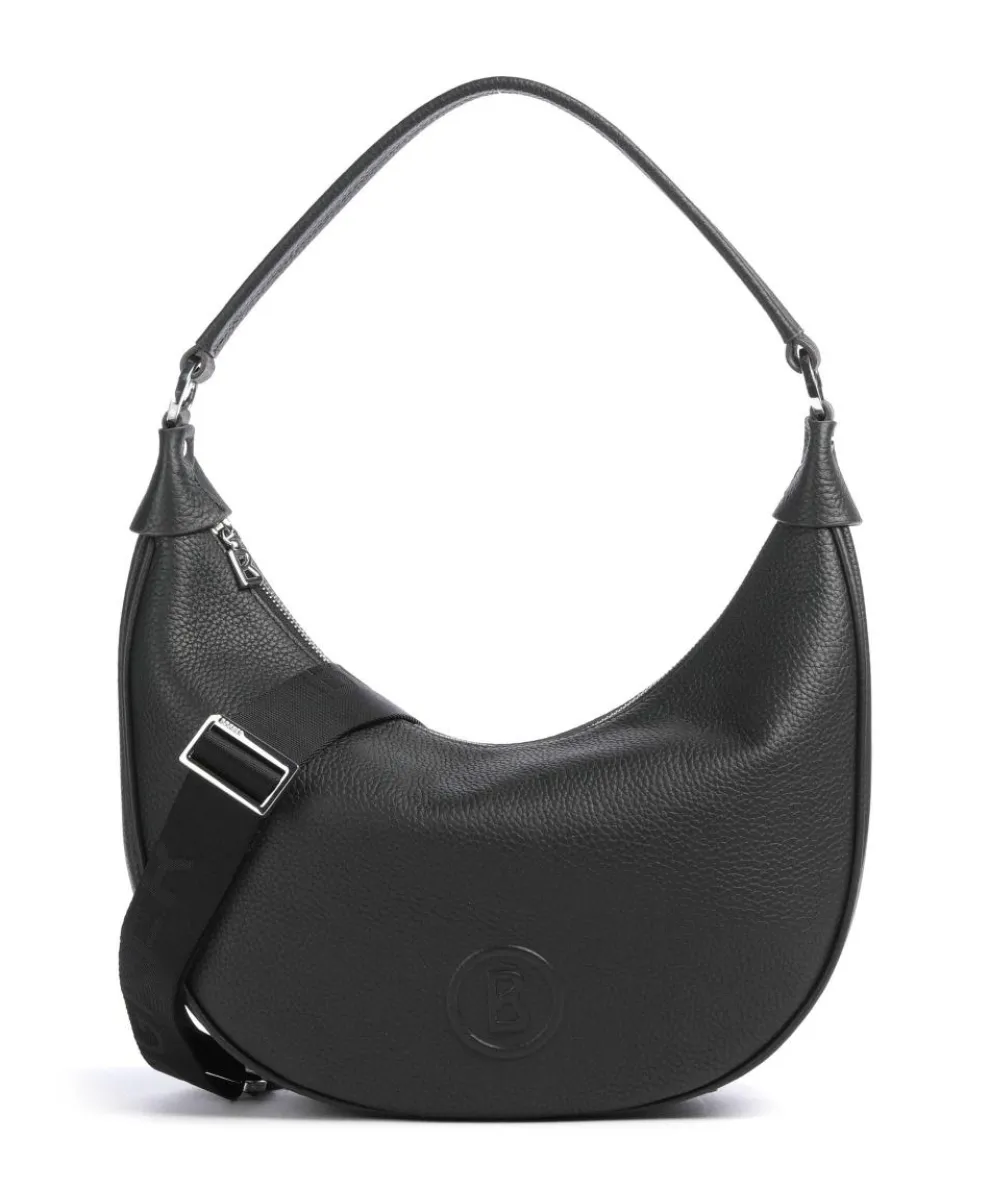 Bozen Ite Hobo bag grained cow leather black