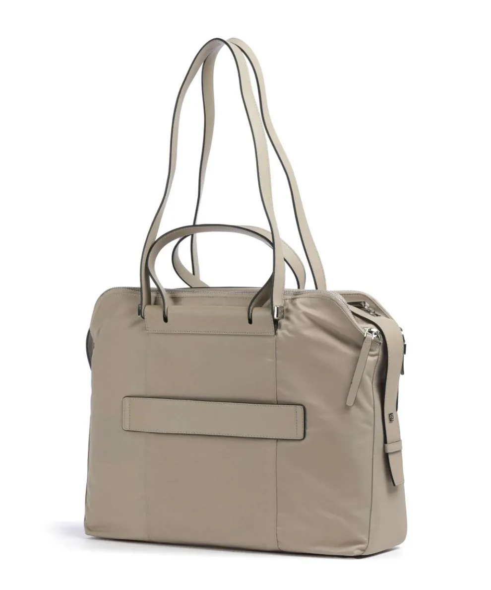 W92T Briefcase 14″ recycled nylon beige