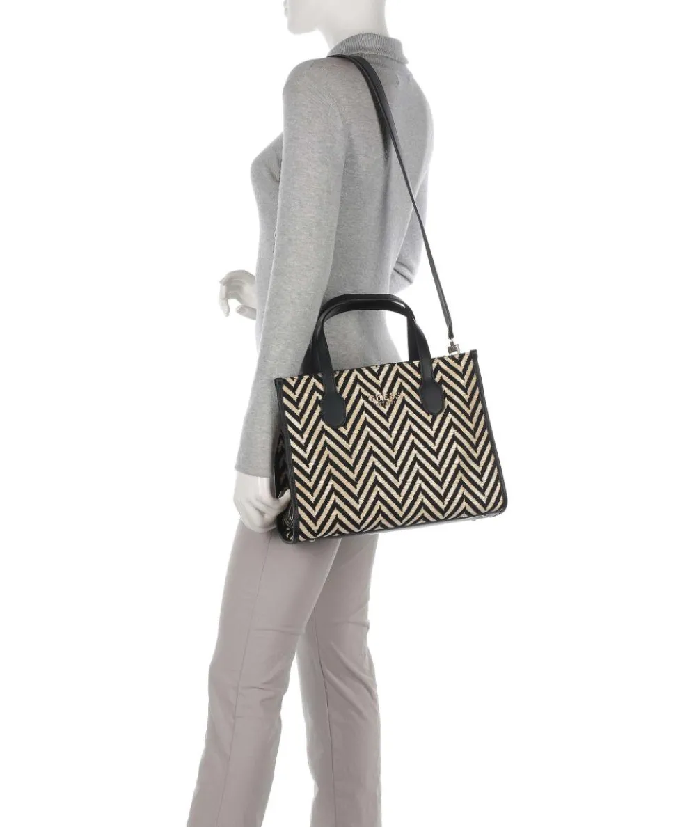 Silvana Handbag fabric black/beige