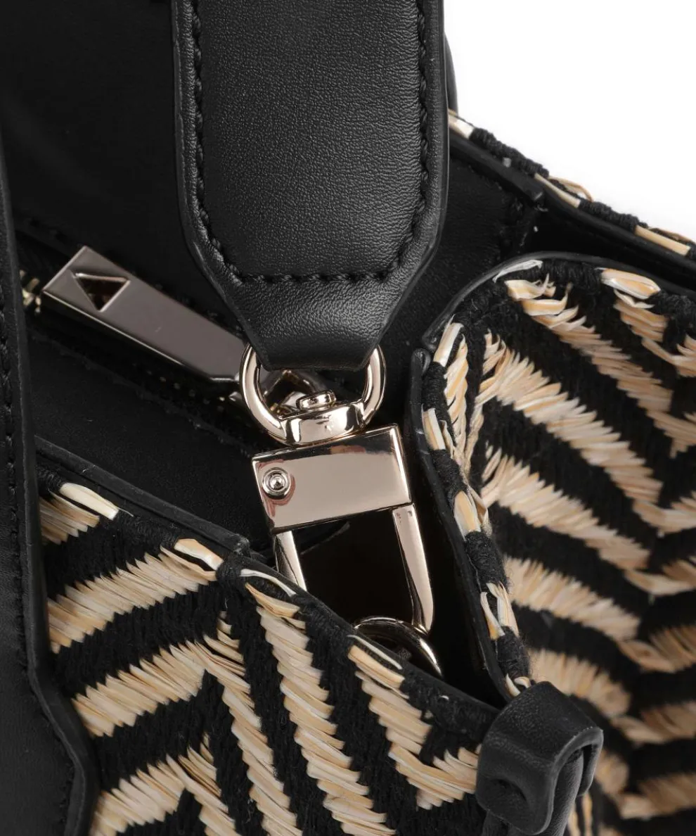 Silvana Handbag fabric black/beige