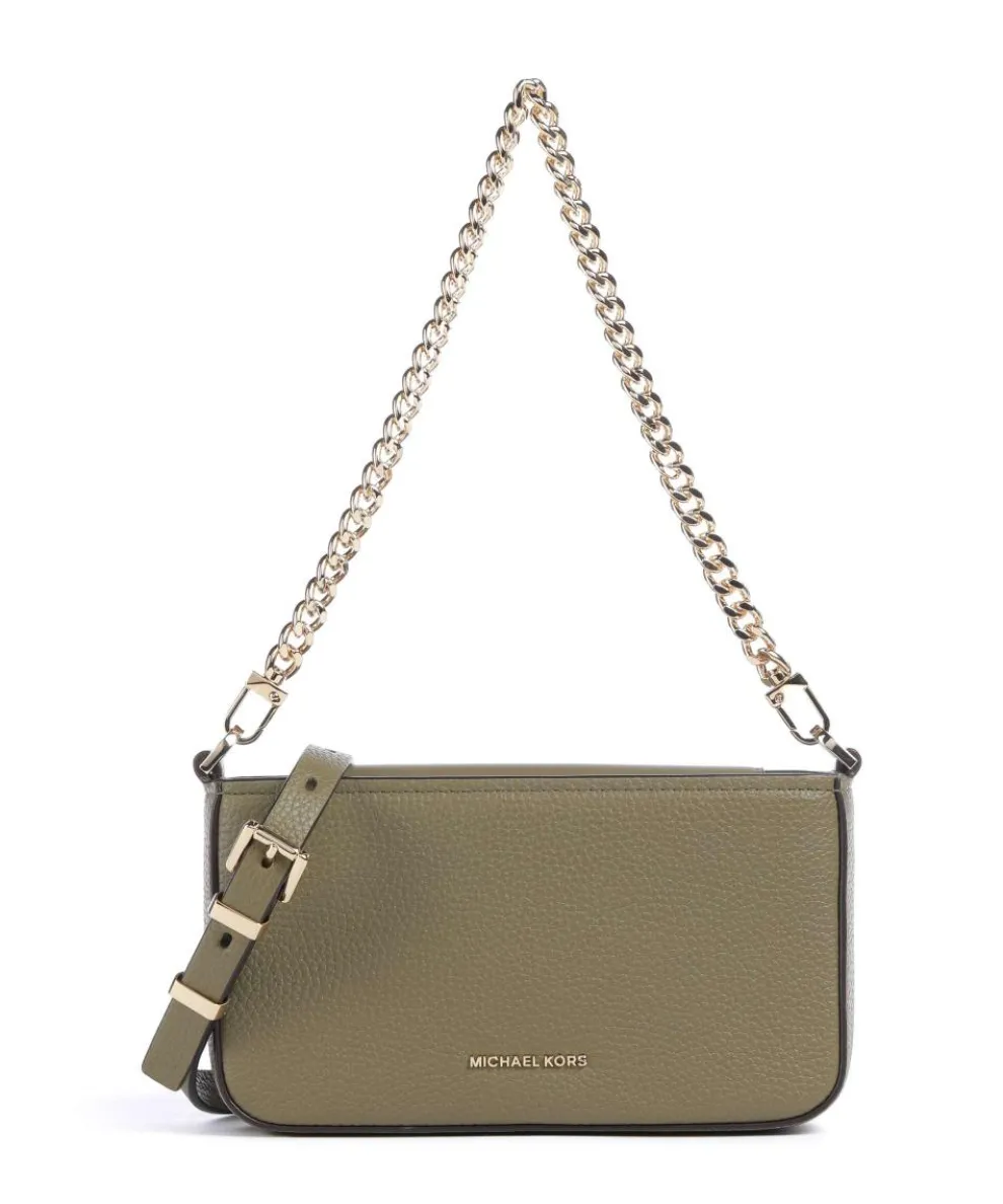 Bryant Small Shoulder bag grained cow leather khaki