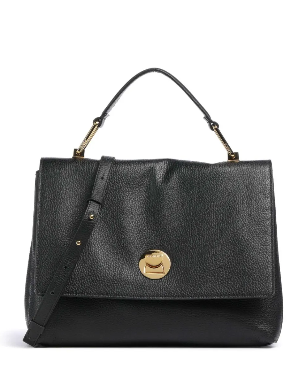 Liya Handbag grained leather black