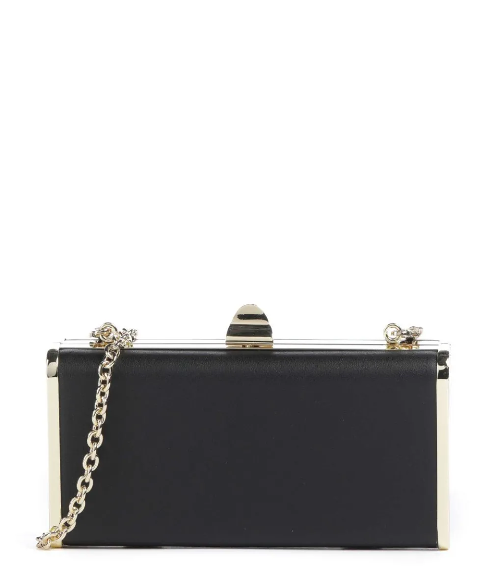 Eliv Crossbody bag grained cow leather black/gold