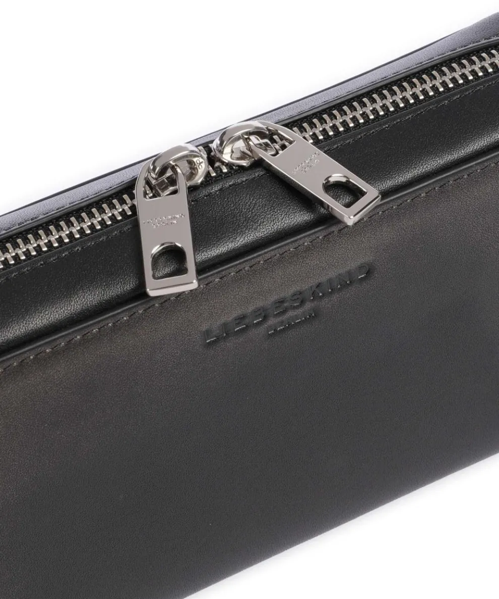 Lou Vintage Leather XS Wallet fine grain cow leather black