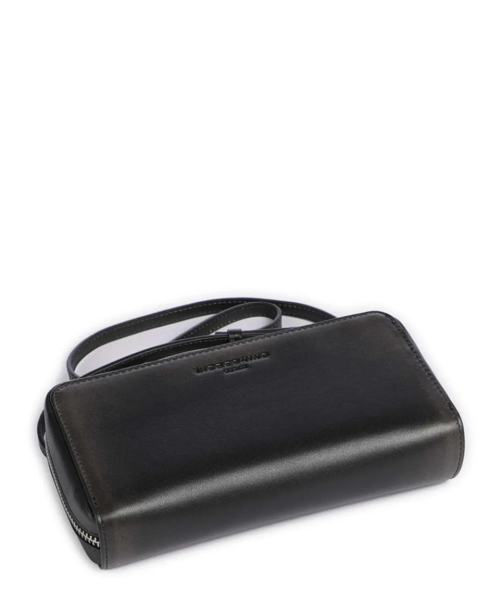 Lou Vintage Leather XS Wallet fine grain cow leather black