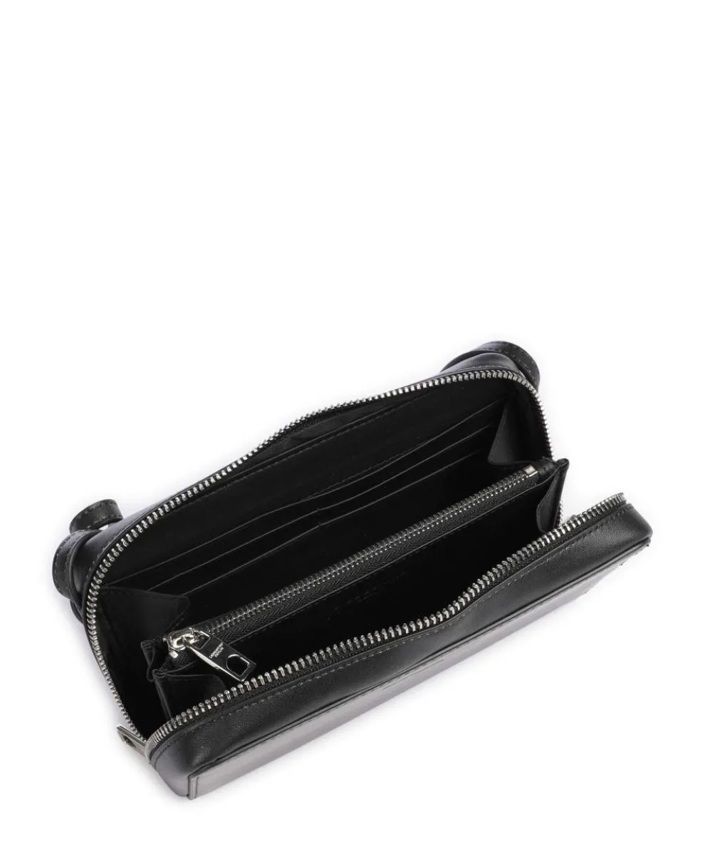 Lou Vintage Leather XS Wallet fine grain cow leather black