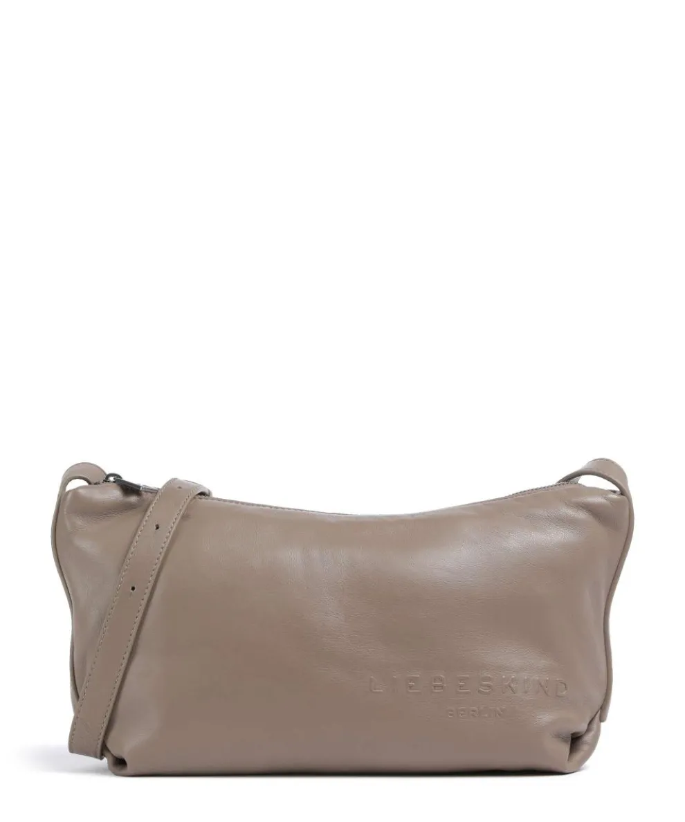Elvira Sheep Natural M Crossbody bag sheepskin leather taupe