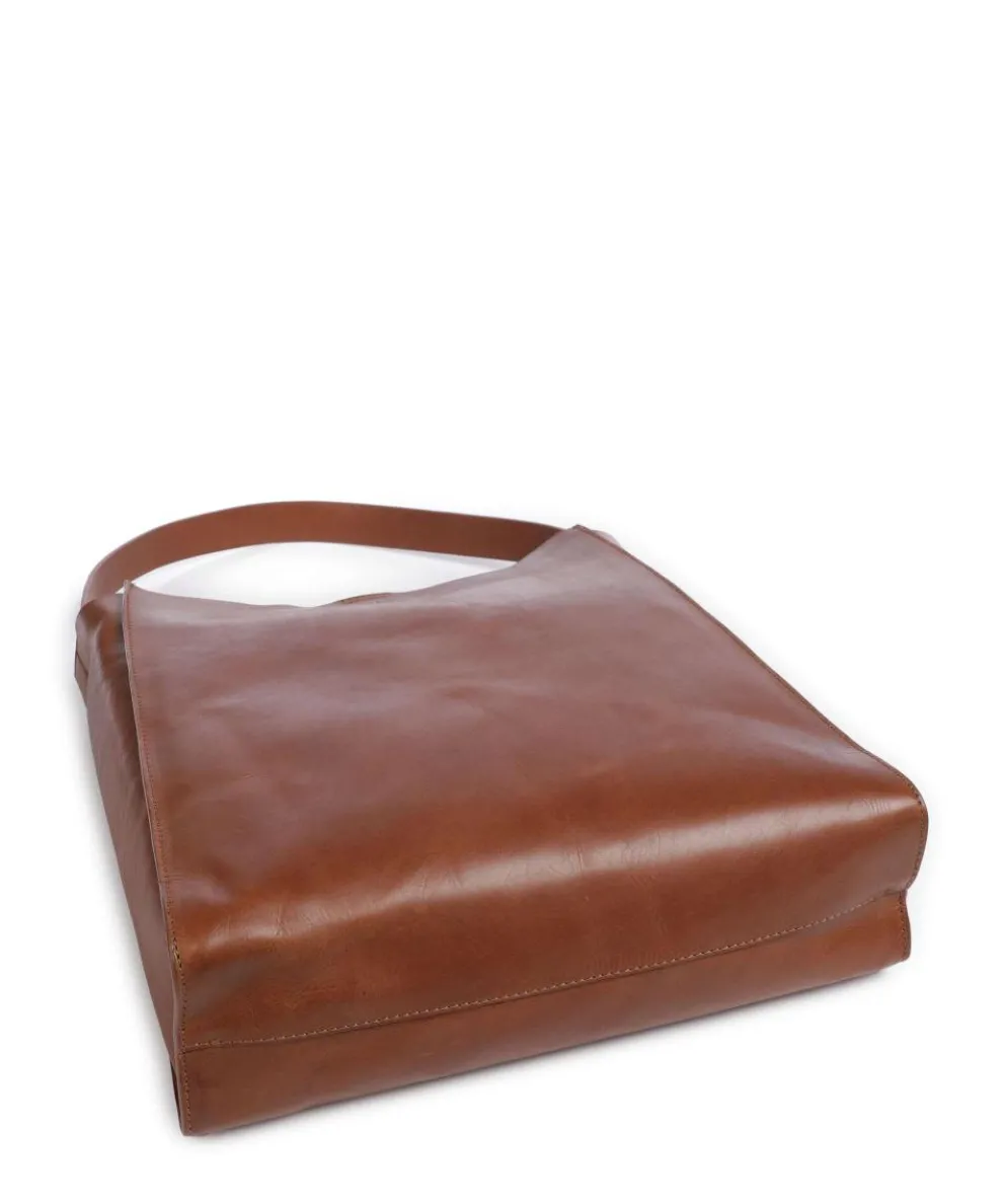 Keira Hobo bag fine grain cow leather brown