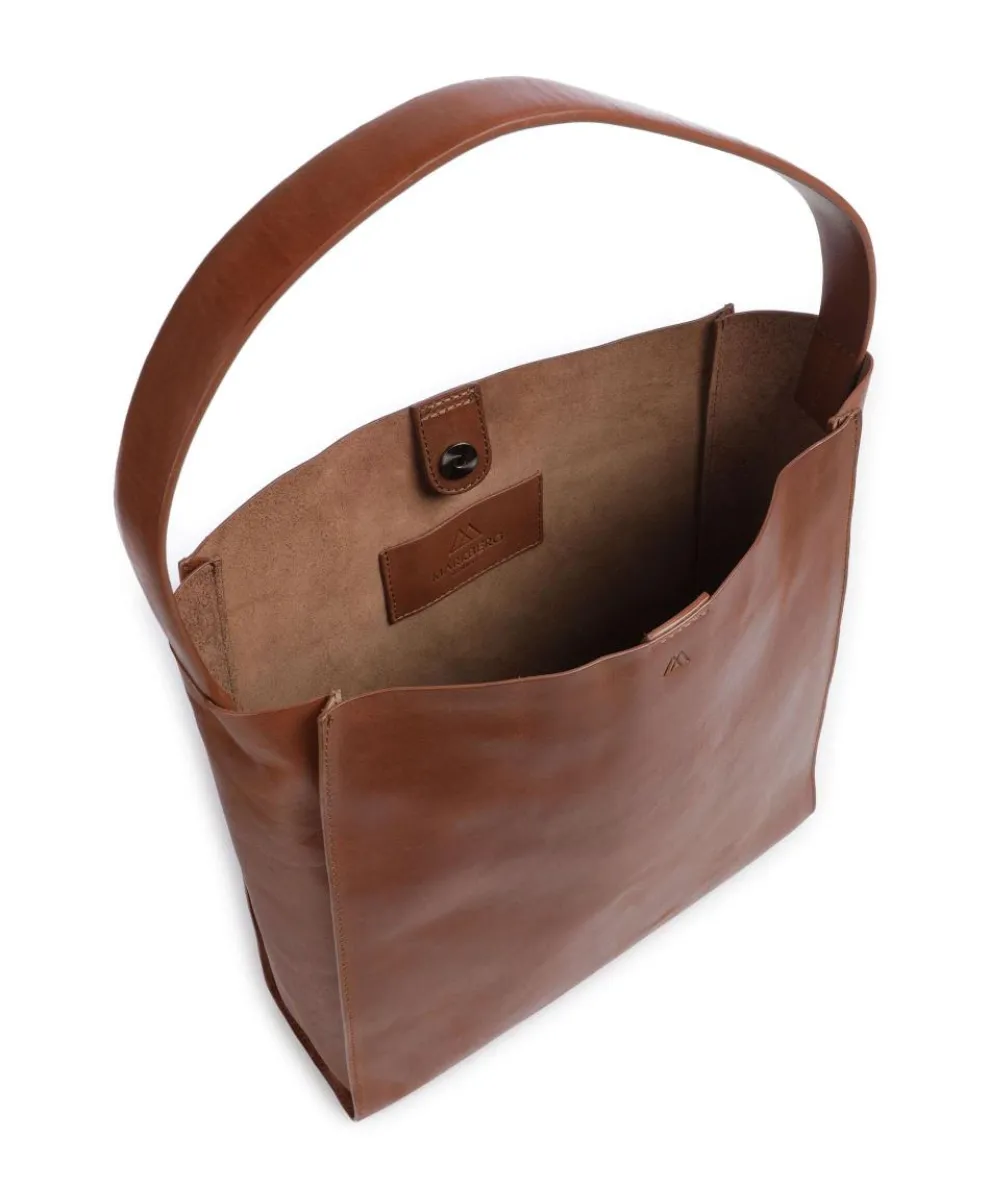 Keira Hobo bag fine grain cow leather brown