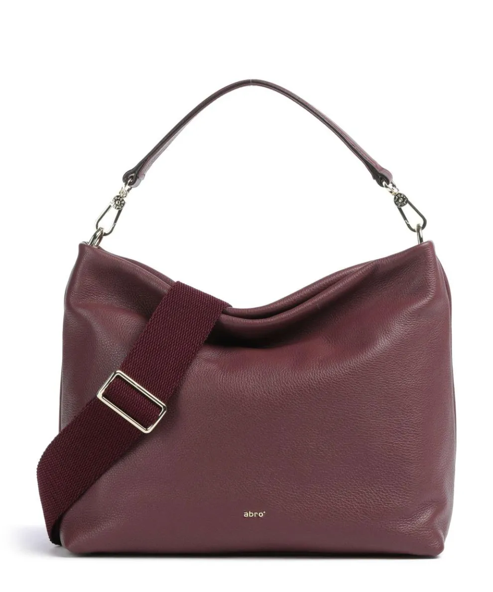 Dalia Kaia Hobo bag grained leather wine