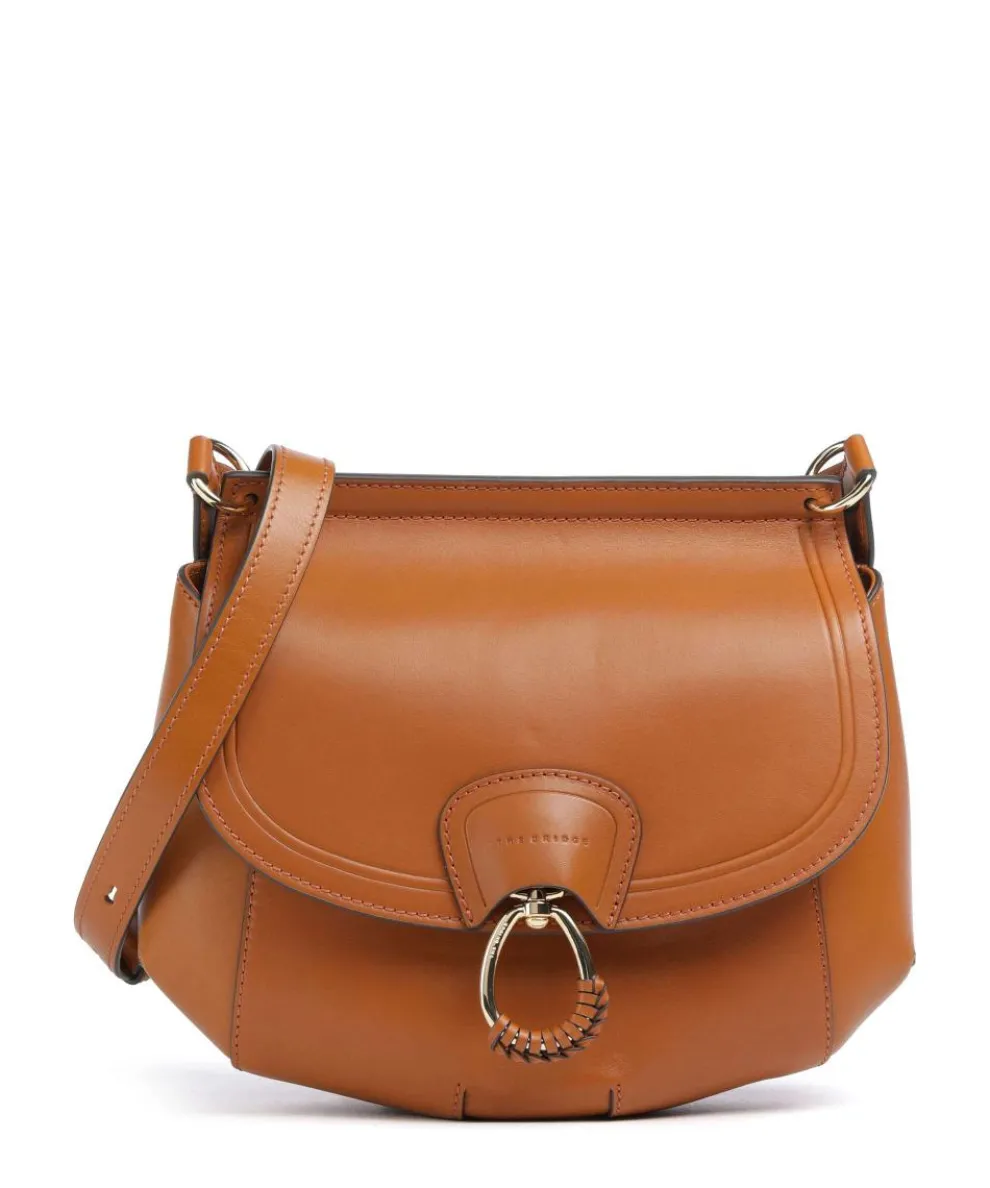 Erica Crossbody bag fine grain cow leather cognac