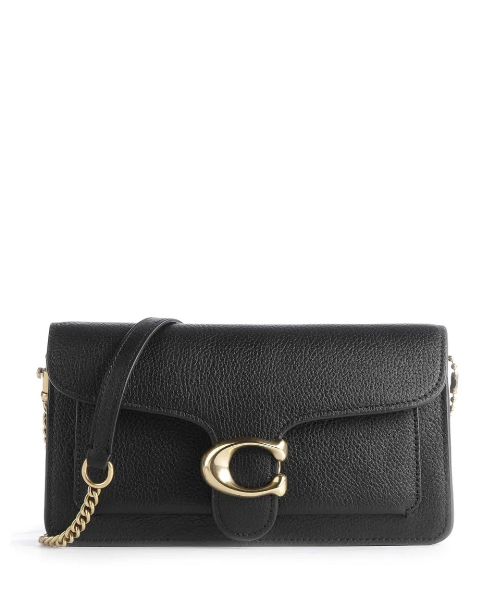 Tabby Chain Crossbody bag grained leather black