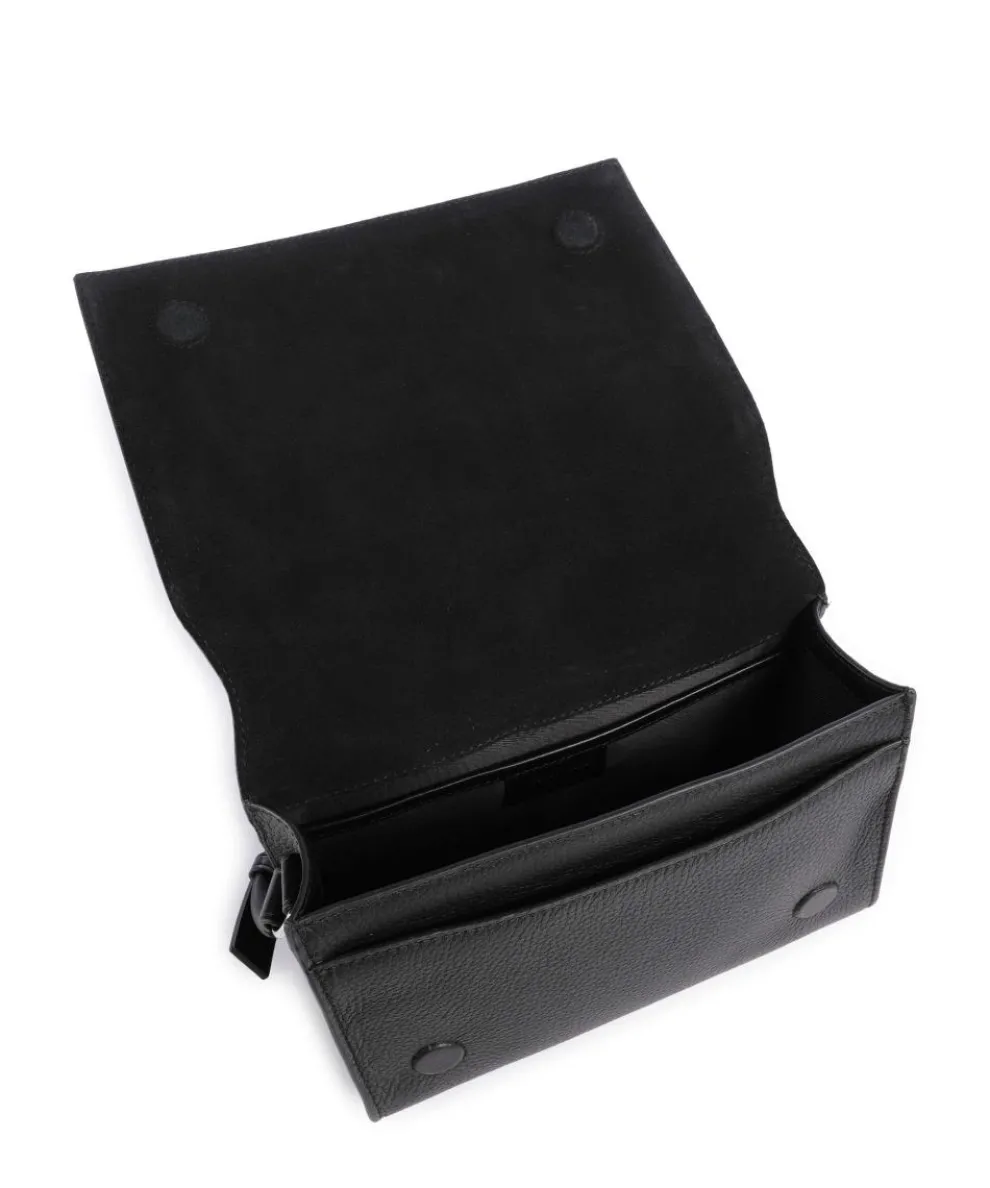 Sonti Crossbody bag grained cow leather black