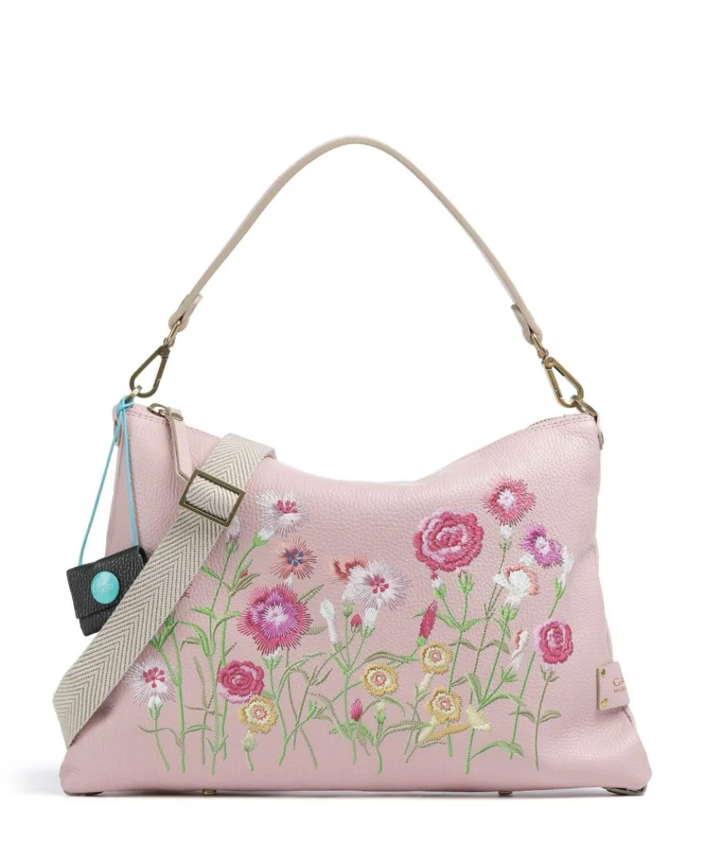 Guadalupe Filippa Hobo bag grained calfskin rose