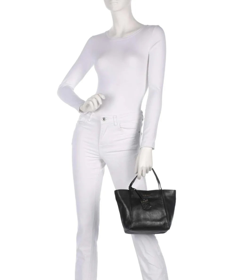 Fine Florence Crossbody bag fine grain leather black