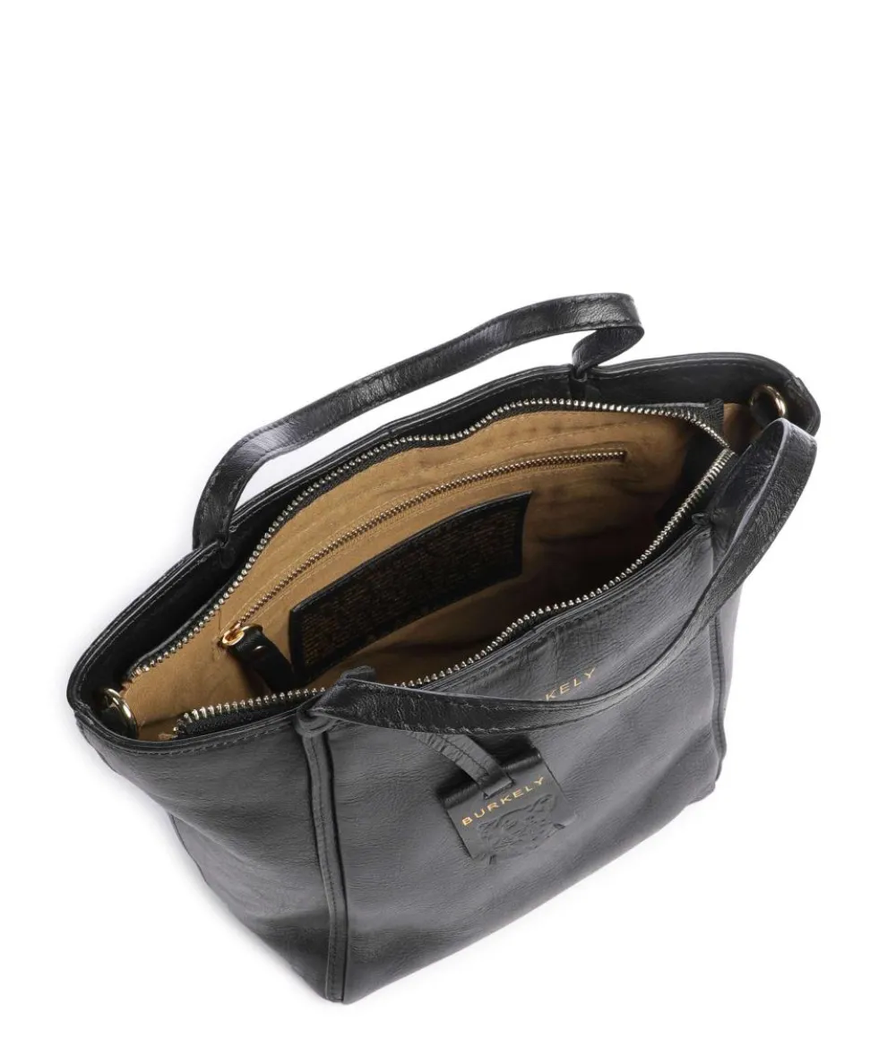 Fine Florence Crossbody bag fine grain leather black