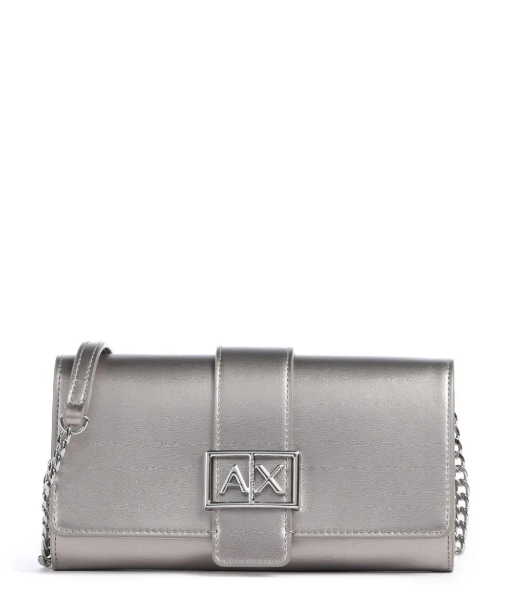Jodie Crossbody bag imitation leather silver