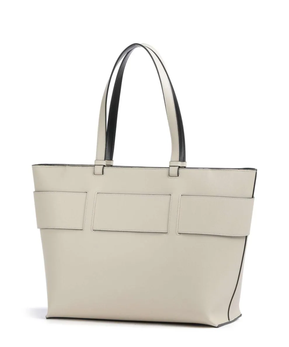 Susie M Tote bag imitation leather ivory