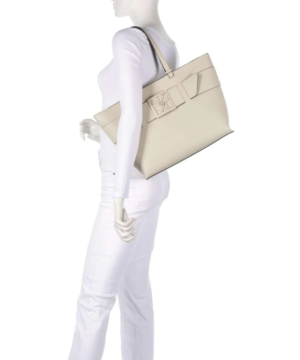 Susie M Tote bag imitation leather ivory