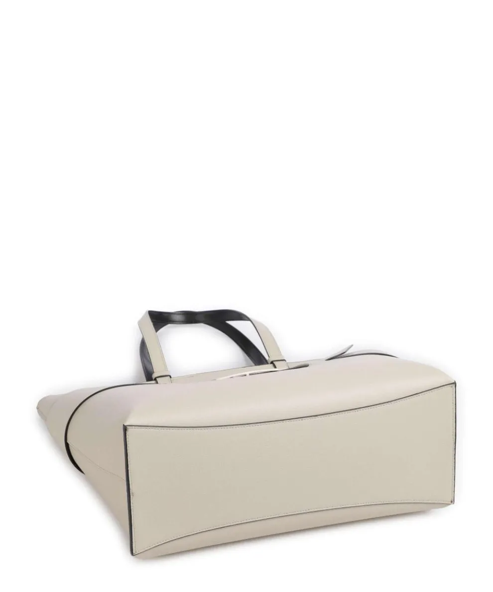 Susie M Tote bag imitation leather ivory