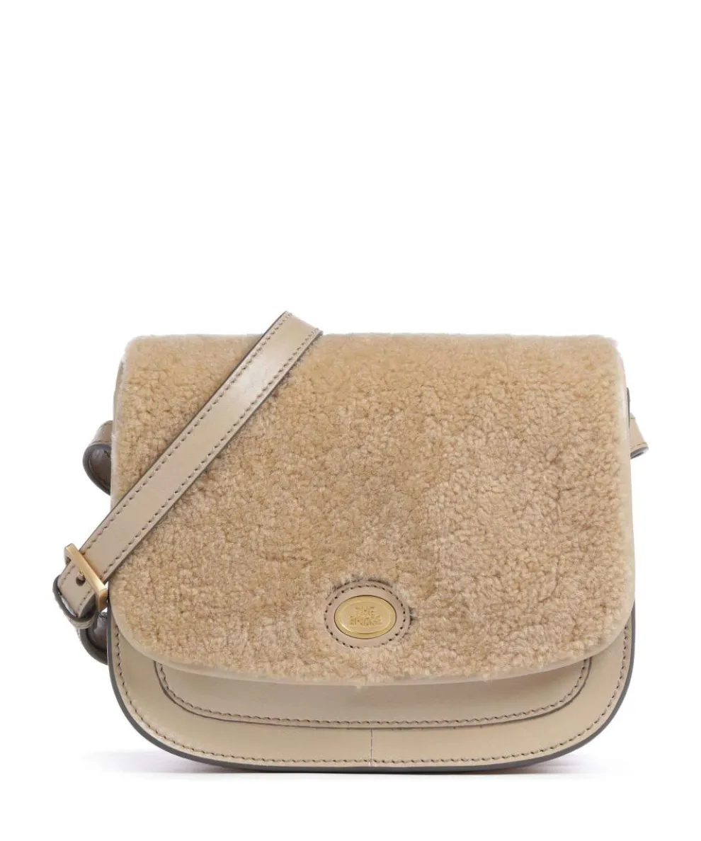 Story Donna Crossbody bag fur, fine grain cow leather light brown