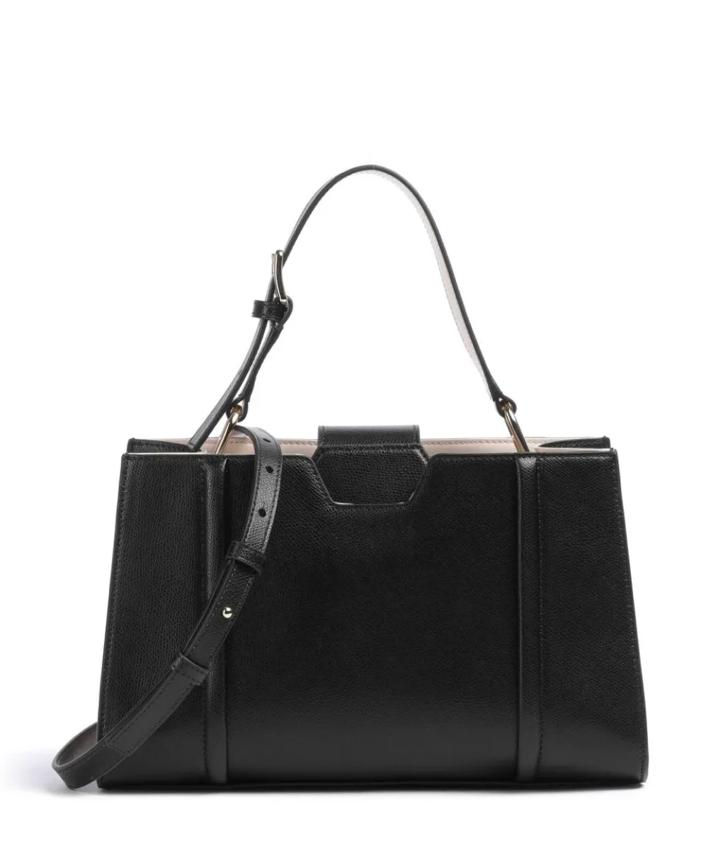Riva M Handbag grained cow leather black