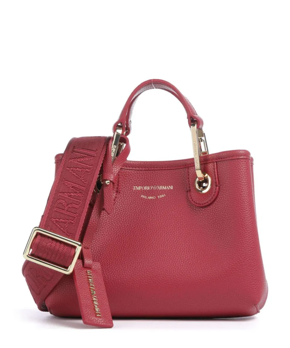 My EA Handbag imitation leather dark red