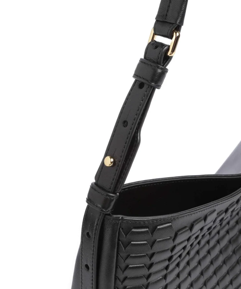 Sfera Soft L Hobo bag fine grain leather black