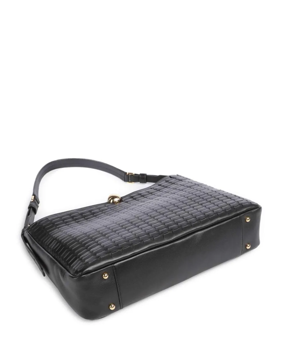 Sfera Soft L Hobo bag fine grain leather black