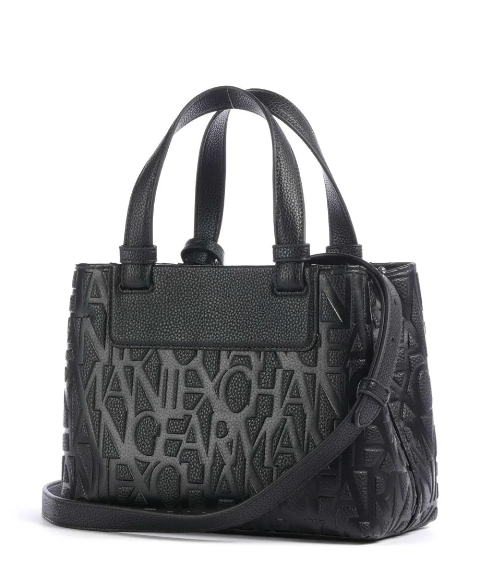 Liz Monogram S Handbag imitation leather black