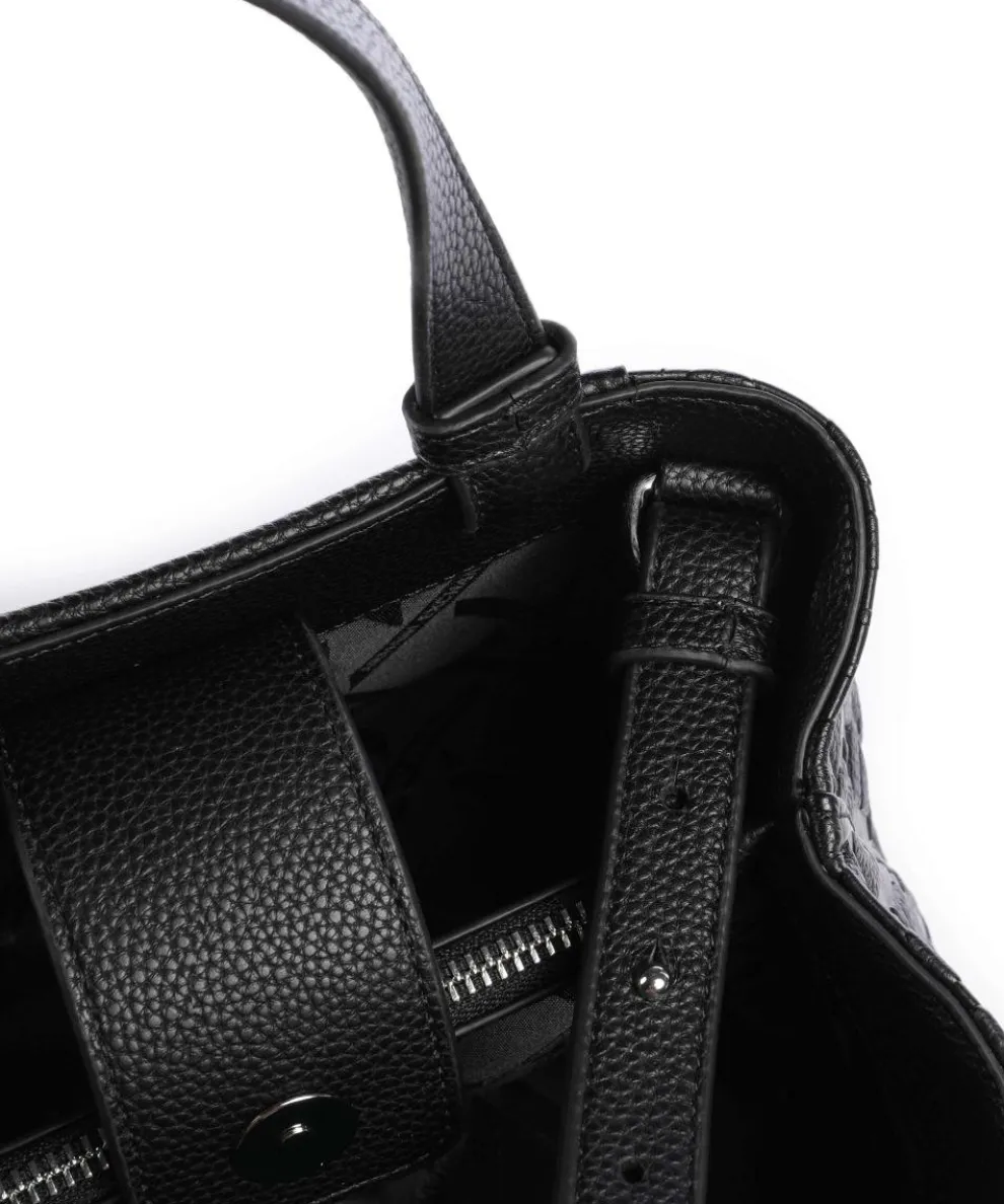 Liz Monogram S Handbag imitation leather black