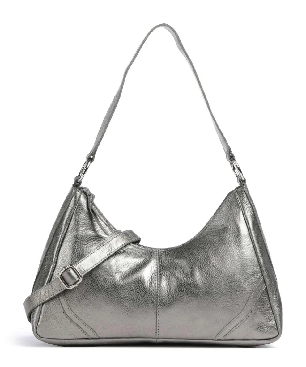 Salvatorgasse 3 Shoulder bag grained cow leather silver