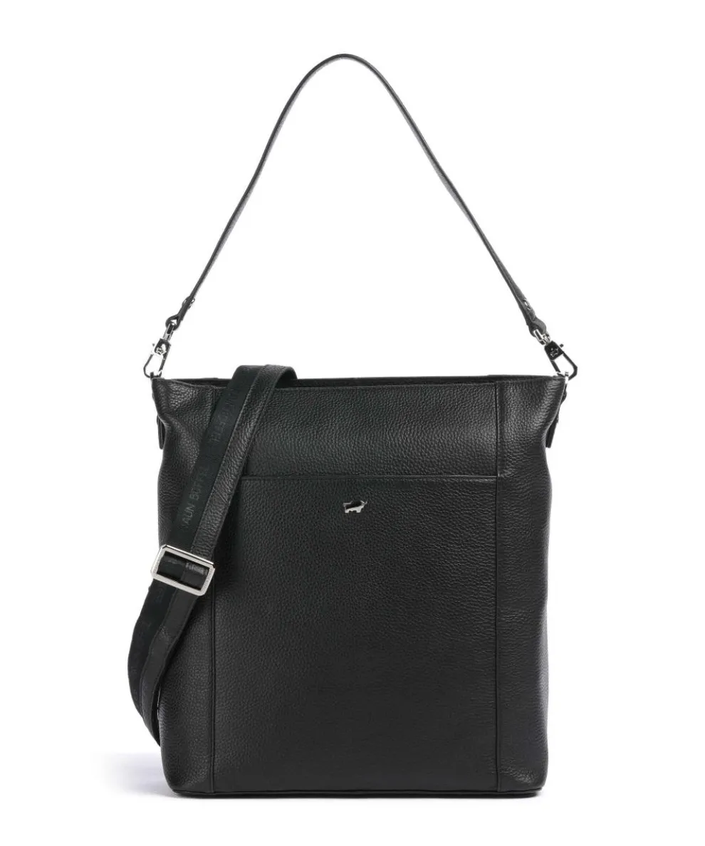Hanna Tote bag 13″ grained leather black