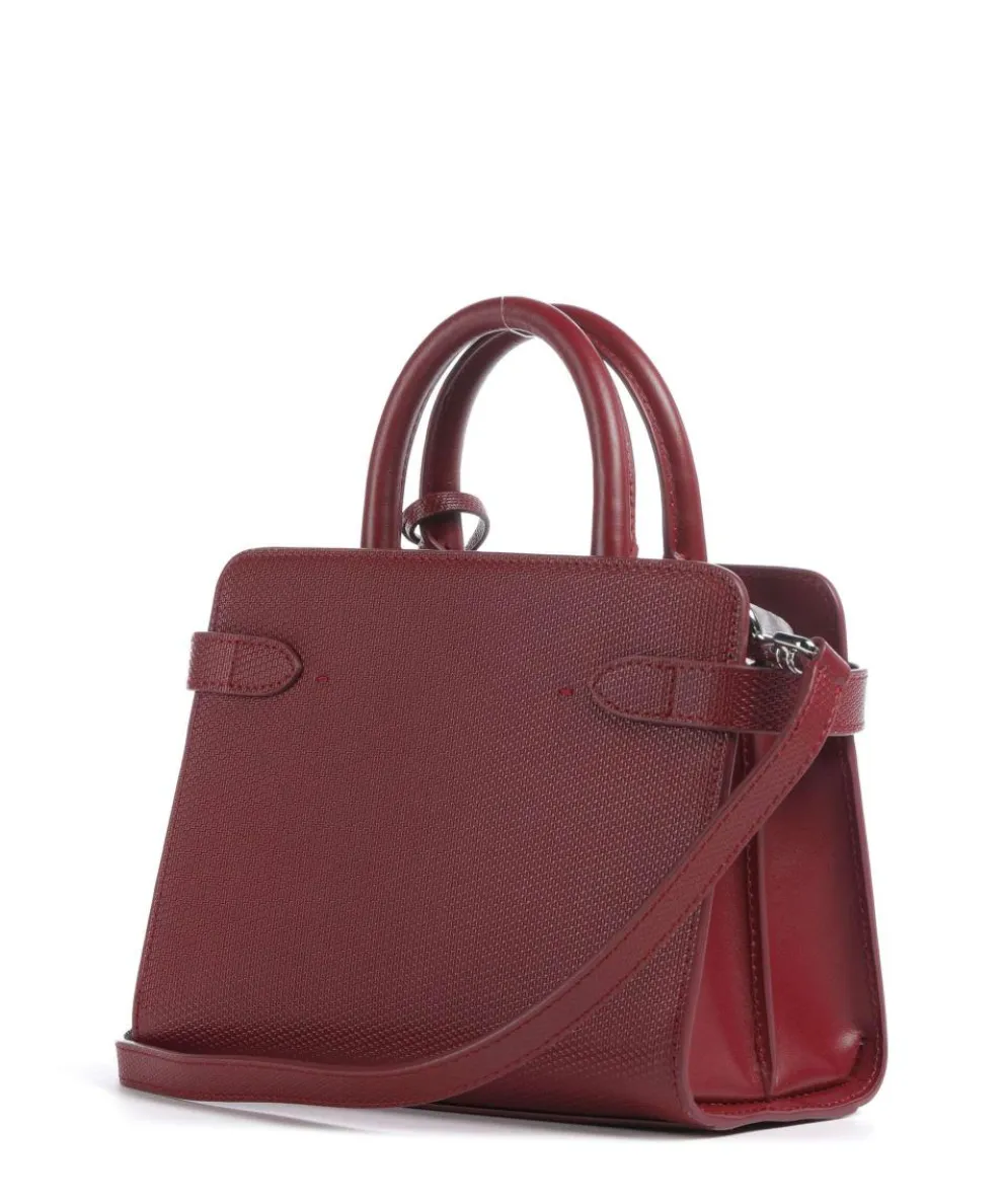 Emilie Handbag embossed cow leather dark red